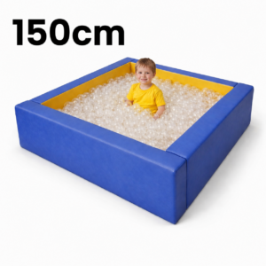 Piscina de Bolinhas 150x150cm - Duas Cores (Com Bolinhas)