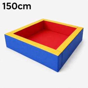 Piscina de Bolinhas 150x150cm - Três Cores (Sem Bolinhas)