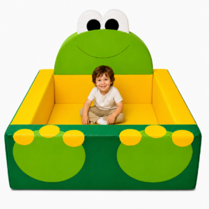 Piscina Frog - 130X130CM (Corino | Sem Bolinhas)